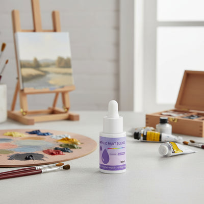 Återuppliva torkad färgburk